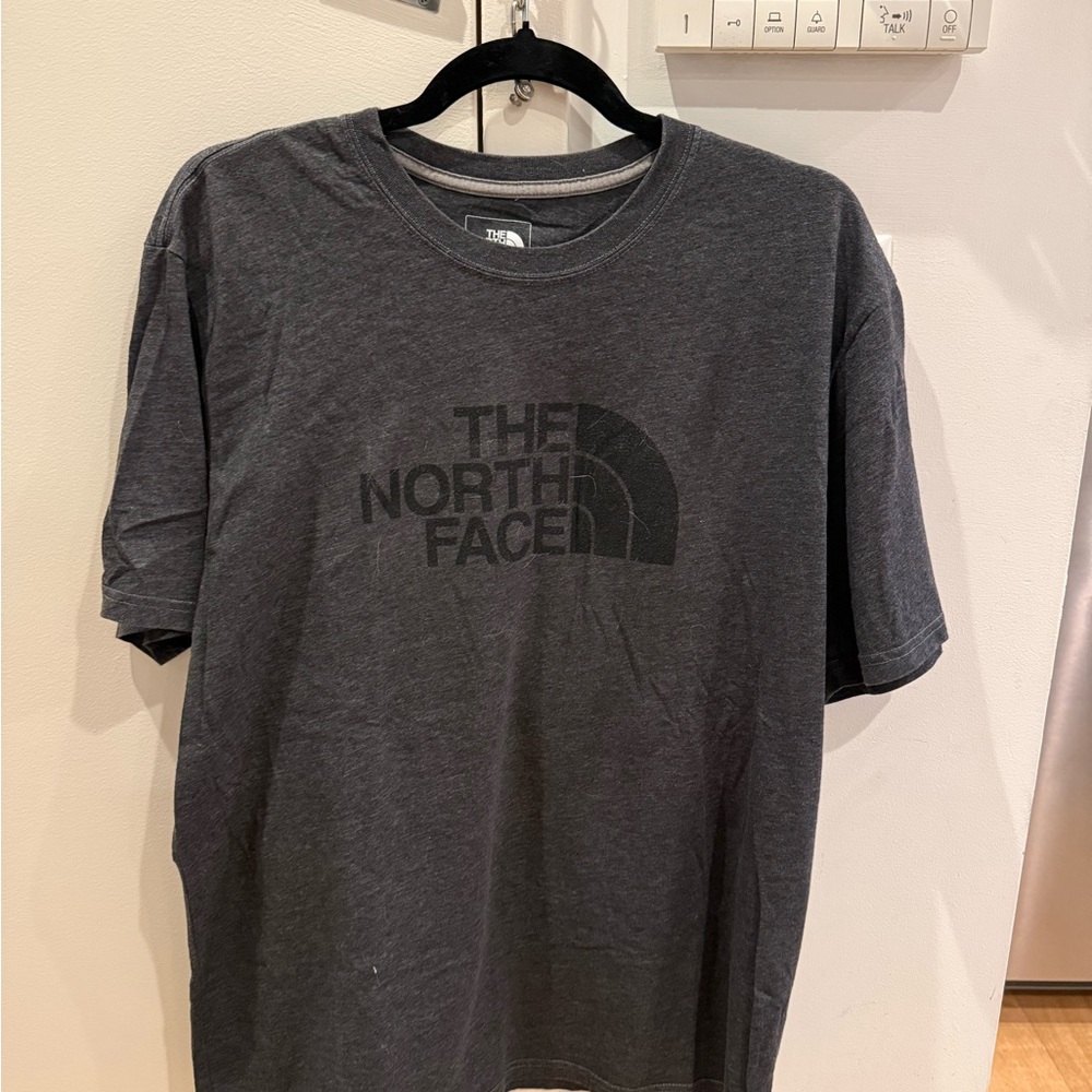 The North Face Men’s Dark Gray Logo Crew Tee